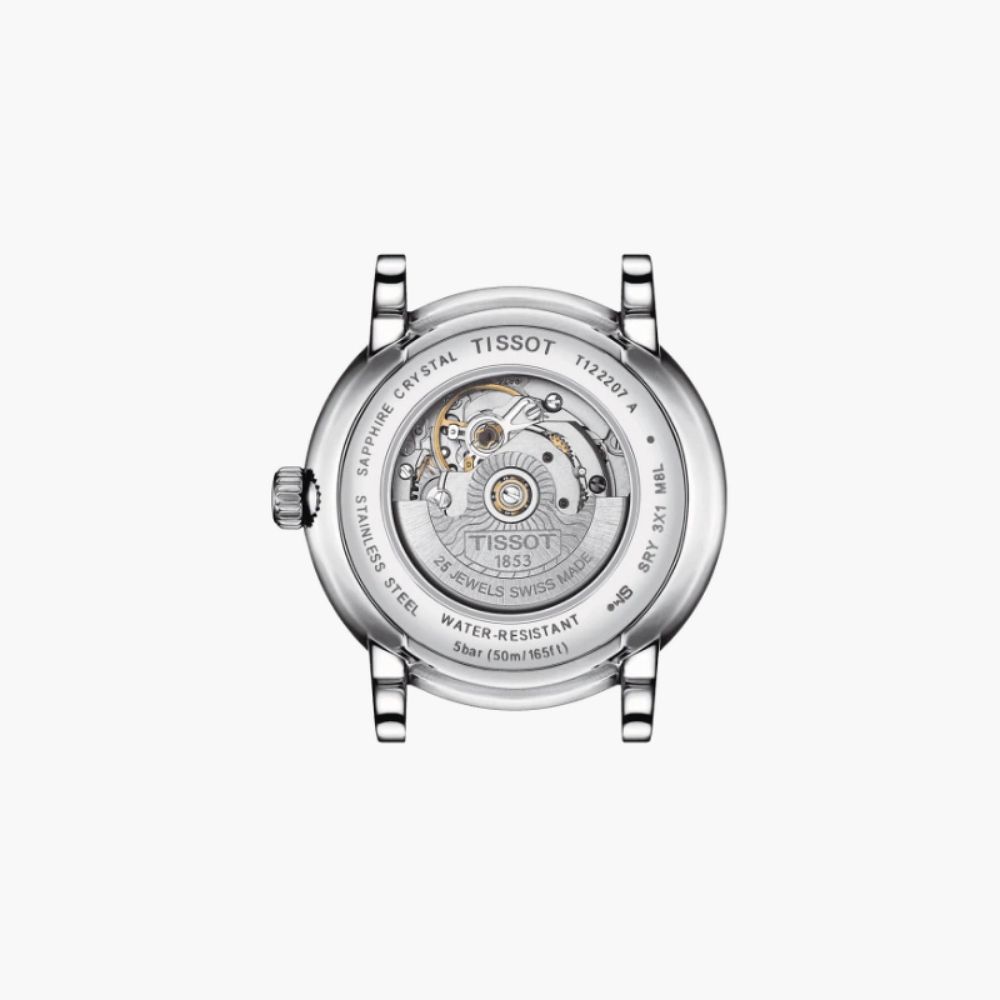 TALAPPHIRE CRYSSTAINLESSSTEELTISSOTT122207 ATISSOT185325 JEWELS SWISS MADEWATERRESISTANT (50m/SSRY3X1