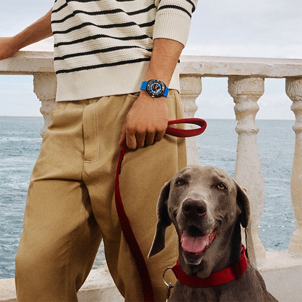 TISSOT 天梭Sideral S系列 70年代鍛造碳機械手錶-藍 T1454079705701