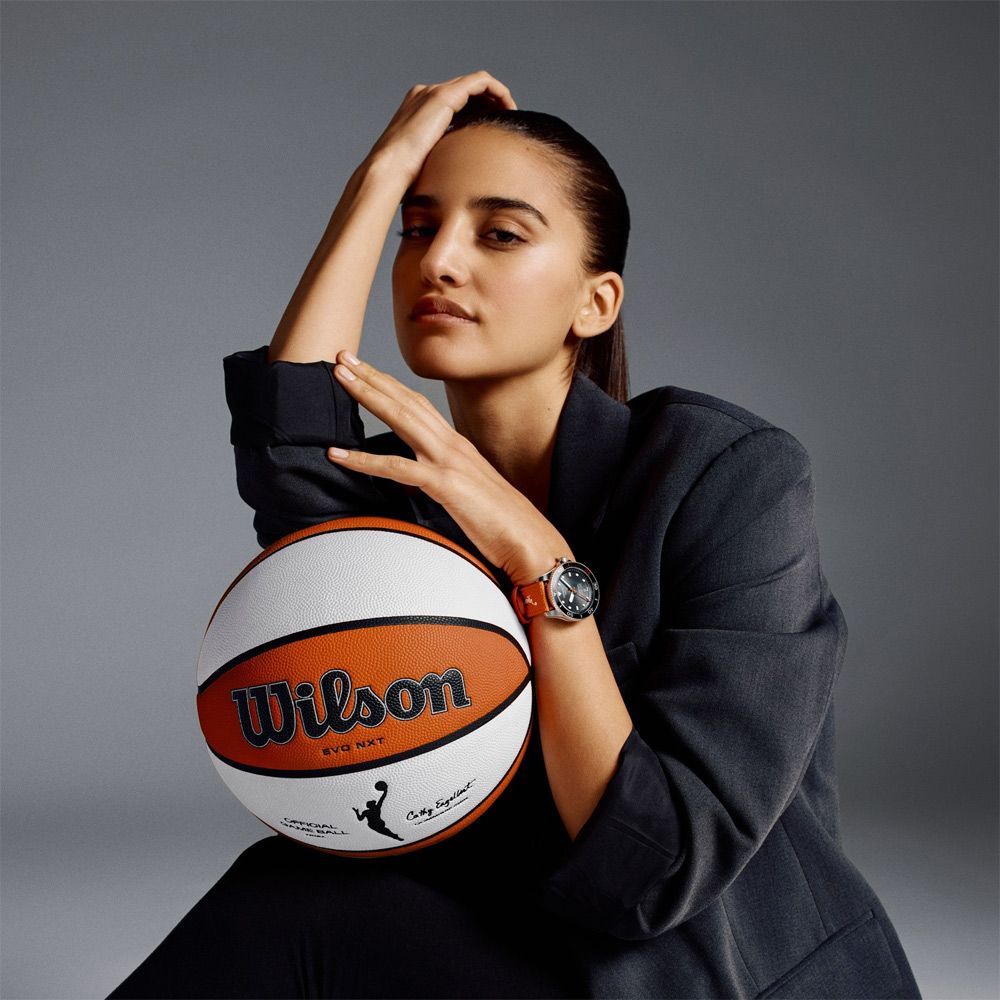 TISSOT 天梭官方授權 Seastar Wilson WNBA 機械錶-40mm 加贈白色錶帶 T1208071705100