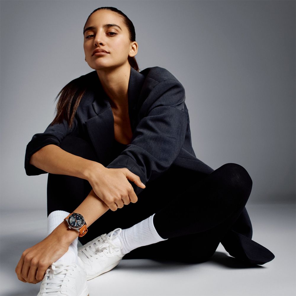 TISSOT 天梭官方授權 Seastar Wilson WNBA 機械錶-40mm 加贈白色錶帶 T1208071705100